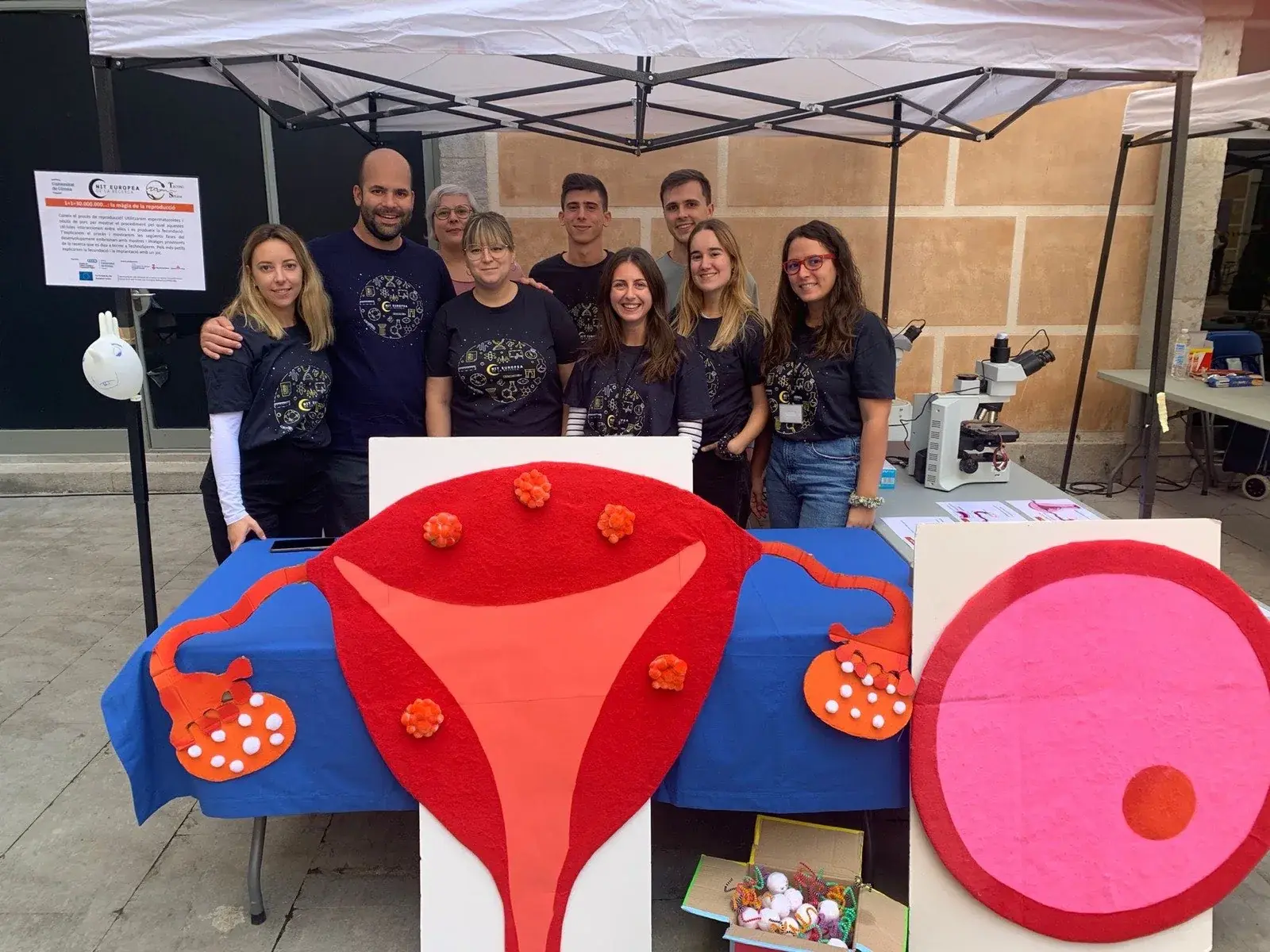 TechnoSperm team at a science outreach event