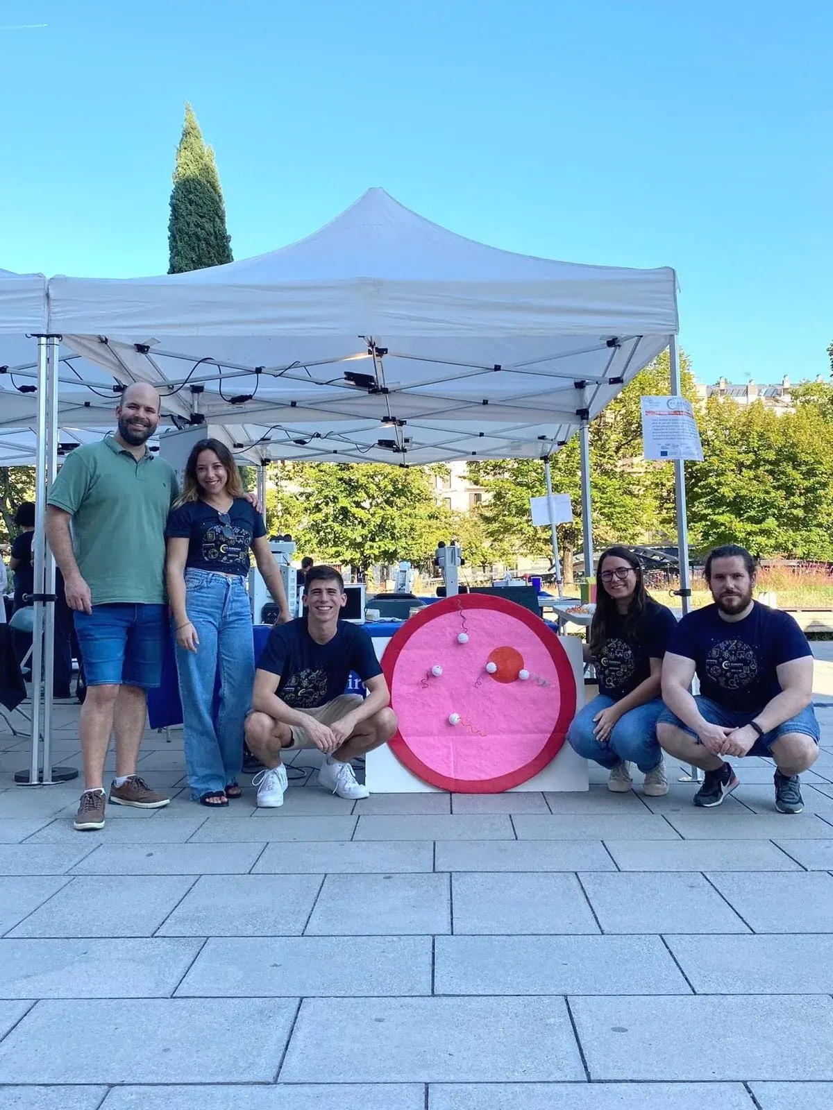 TechnoSperm team at a science outreach event