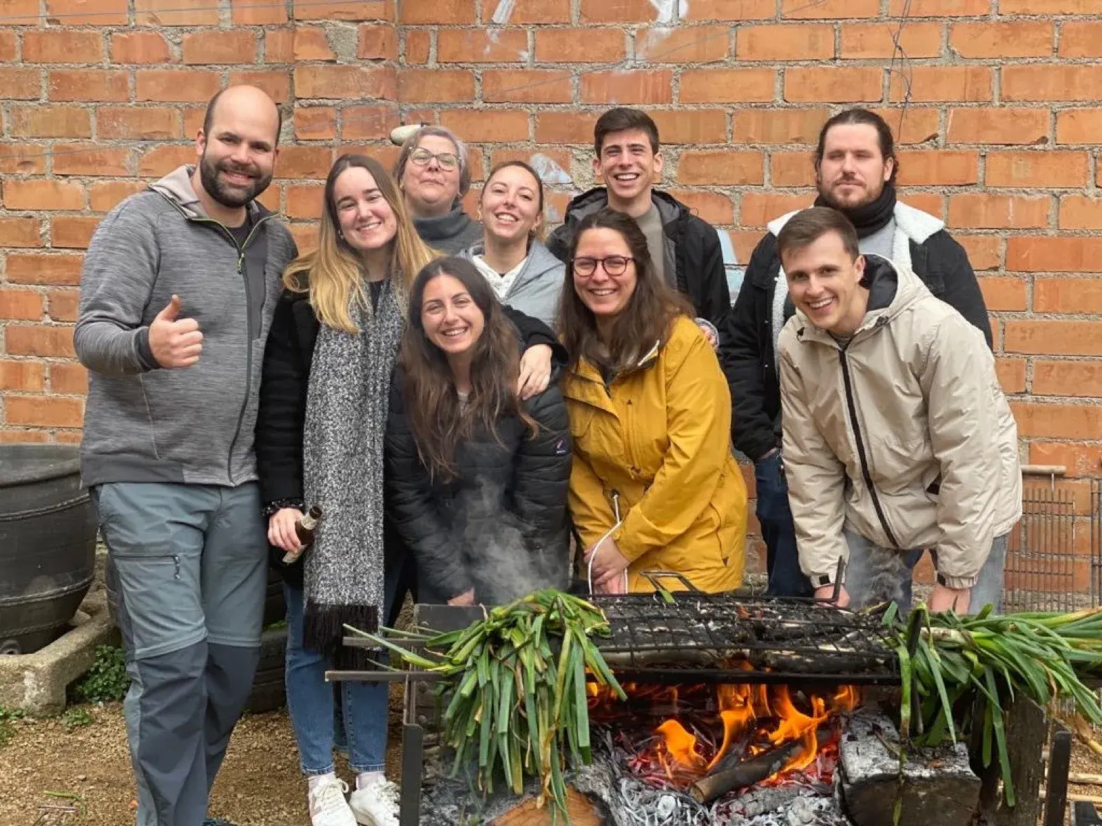 TechnoSperm team at a calçotada gathering