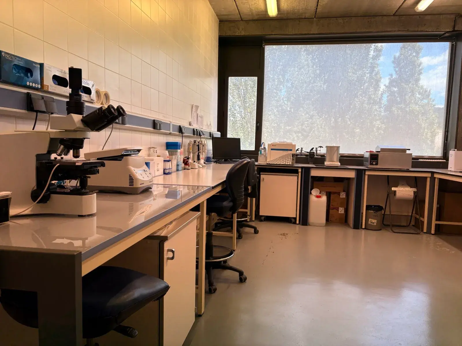 Instalaciones y equipamiento del laboratorio de TechnoSperm