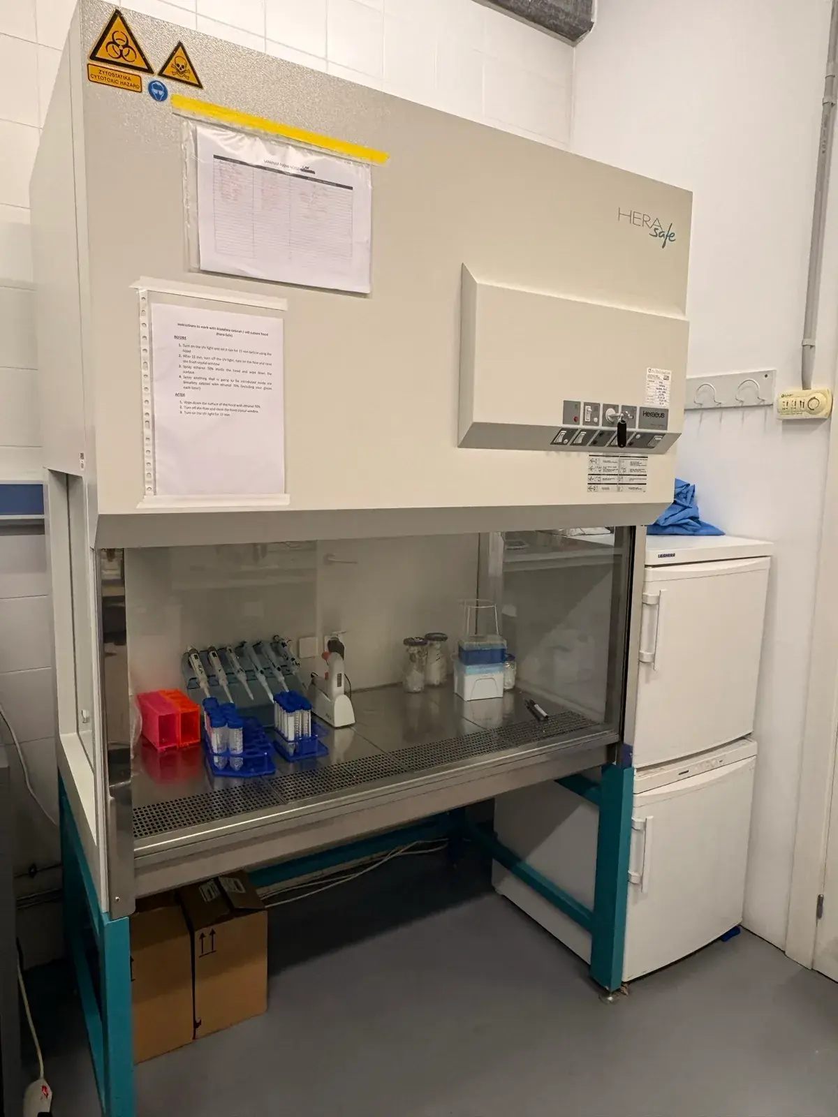 Instalaciones y equipamiento del laboratorio de TechnoSperm