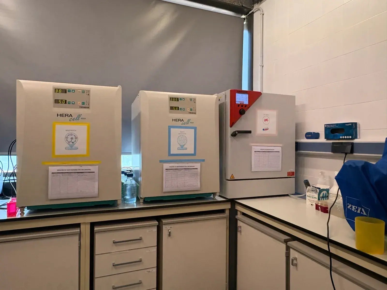 Instalaciones y equipamiento del laboratorio de TechnoSperm
